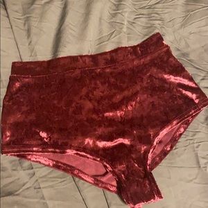 Pink Luna high waisted pole bottoms